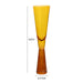 Flute Amber Champagne Glasses - Set of 4 - Home And Beyond