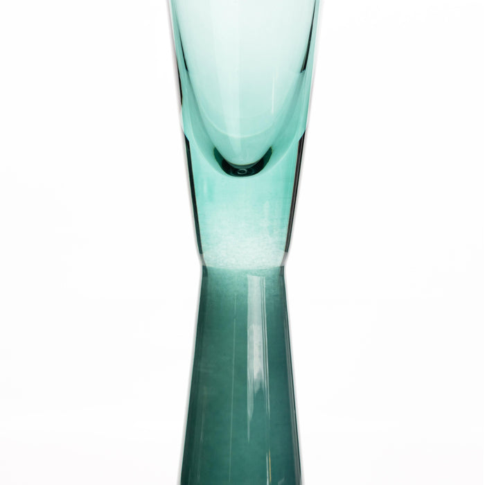 Flute Green Champagne Glasses - Set of 4 - Home And Beyond