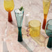 Rose Green Wine Glasses - Set of 4 - Home And Beyond