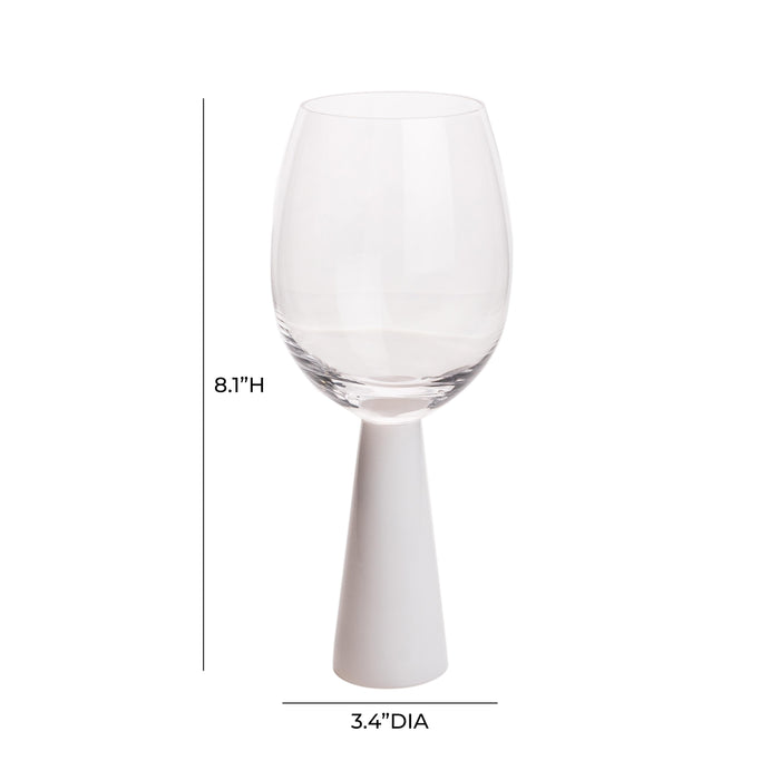 Rose White Wine Glasses - Set of 4 - Home And Beyond