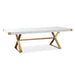 Adeline White Lacquer Dining Table image