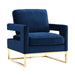 Avery Navy Velvet Chair image