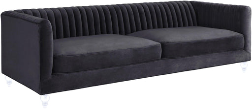 Aviator Grey Velvet Sofa image