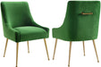 Beatrix Green Velvet Side Chair image