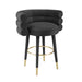 Betty Black Velvet Counter Stool image