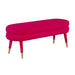 Betty Pink Velvet Bench image