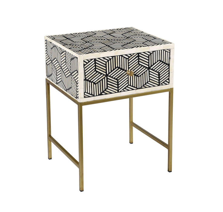 Bone Inlay Side Table image