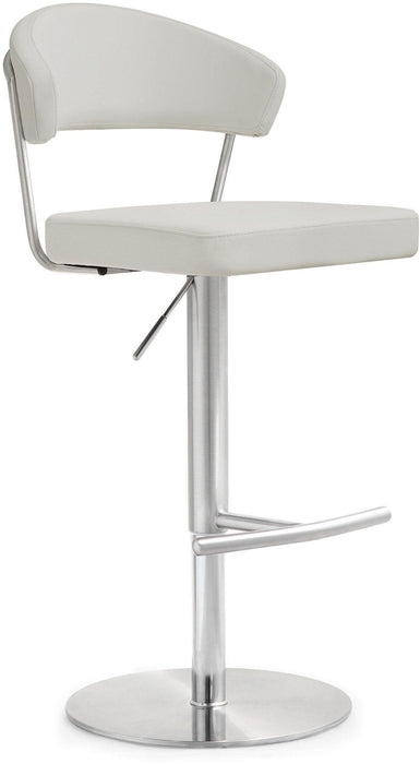 Cosmo Light Grey Stainless Steel Barstool image