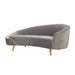 Cleopatra Grey Velvet Sofa image