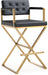 Director Black Gold Steel Barstool image