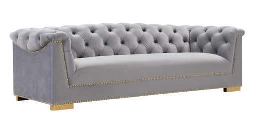 Farah Grey Velvet Sofa image
