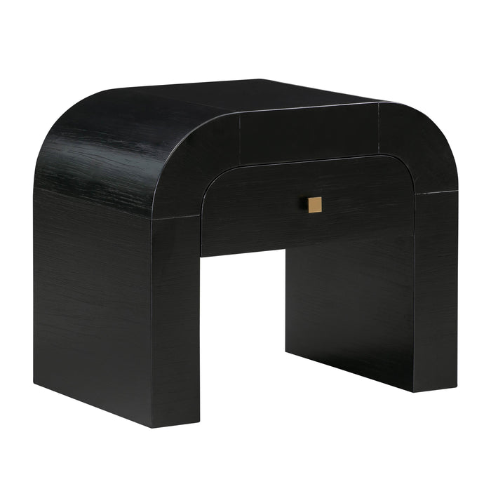 Hump Black Nightstand image