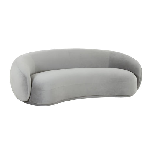 Kendall Light Grey Velvet Sofa image