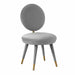 Kylie Light Grey Velvet Dining Chair image