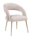 Rocco Blush Velvet Dining Chair image