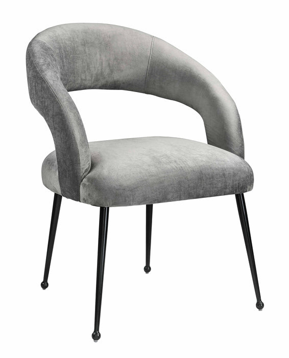 Rocco Slub Grey Dining Chair image