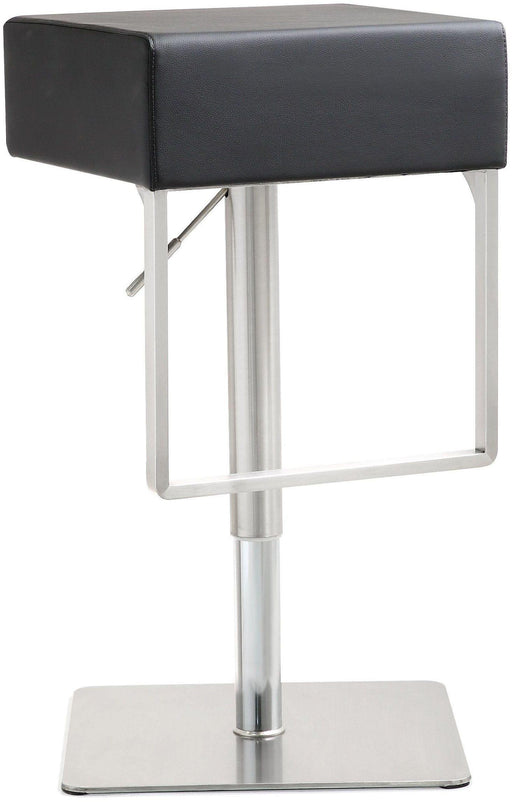 Seville Black Stainless Adjustable Barstool image