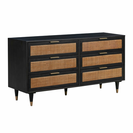 Sierra Noir 6 Drawer Dresser image