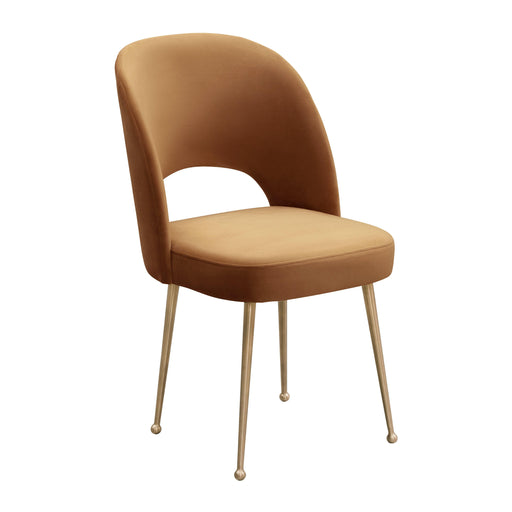 Swell Cognac Velvet Chair image