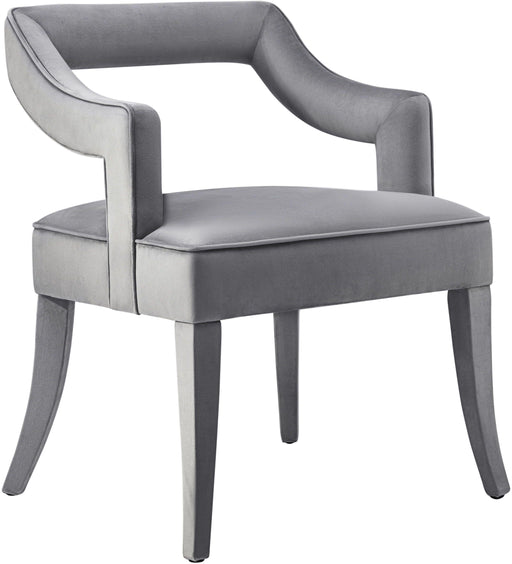 Tiffany Grey Velvet Chair image