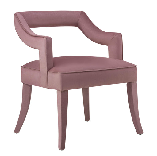 Tiffany Pink Slub Velvet Chair image