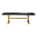 Adeline Black Lacquer Dining Table - Home And Beyond