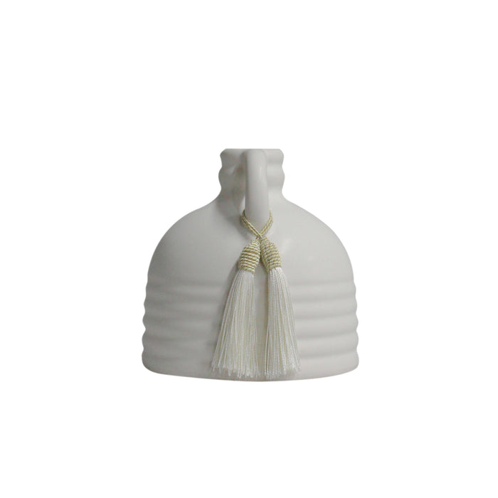 Adonis White Ceramic Vase - Home And Beyond