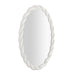 Agnes Cream Oval Mirror - Home And Beyond