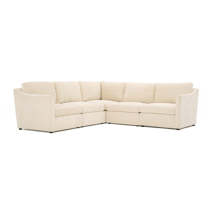 Aiden Beige Modular L Sectional image