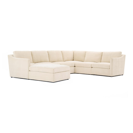 Aiden Beige Modular Large Chaise Sectional image