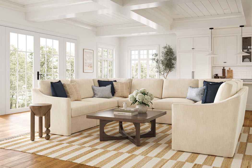 Aiden Beige Modular U Sectional - Home And Beyond