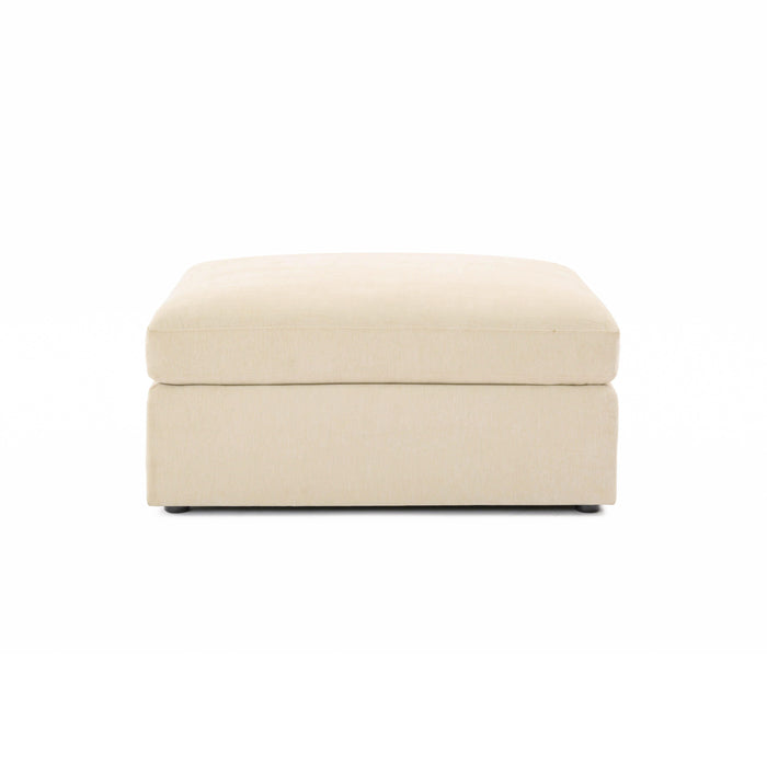 Aiden Beige Ottoman - Home And Beyond