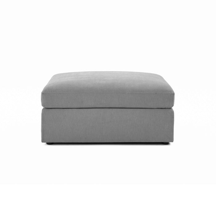 Aiden Gray Ottoman - Home And Beyond