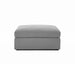 Aiden Gray Ottoman - Home And Beyond