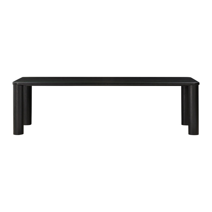 Akola Black Oak Rectangular Dining Table - Home And Beyond