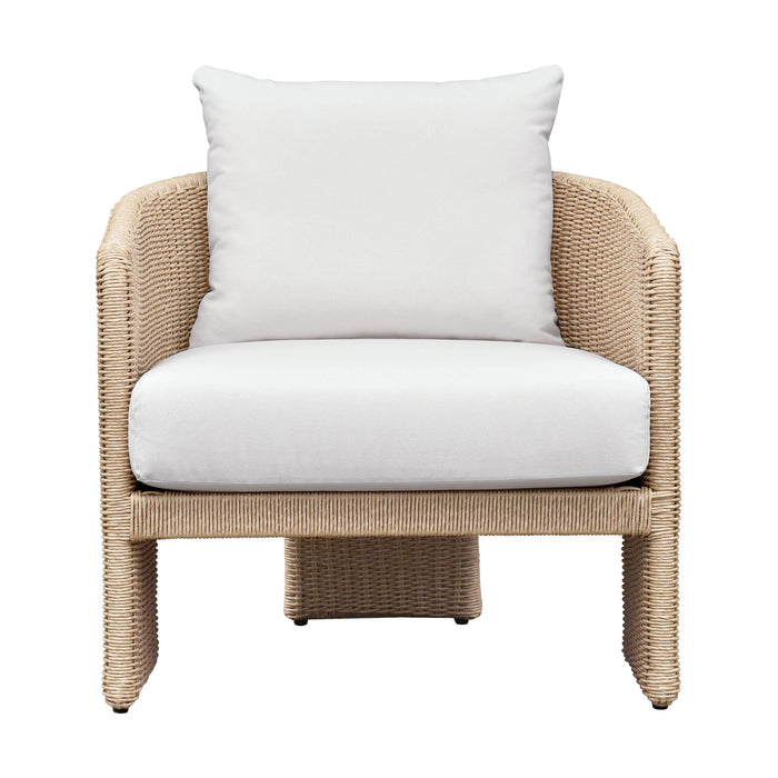 Alexa Cream Outdoor Armchair - Home And Beyond