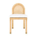 Amara Natural Rattan Arched Back Dining Chair - Home And Beyond