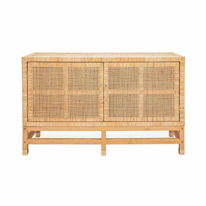 Amara Natural Woven Rattan Buffet - Home And Beyond