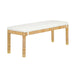 Amara Natural Woven Rattan Bench image