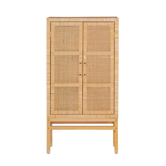 Amara Natural Woven Rattan Cabinet - Home And Beyond