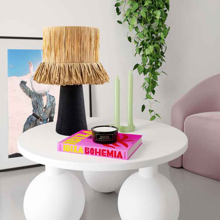 Amira Raffia Natural Table Lamp - Home And Beyond