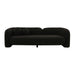 Amelie Black Faux Fur Sofa - Home And Beyond