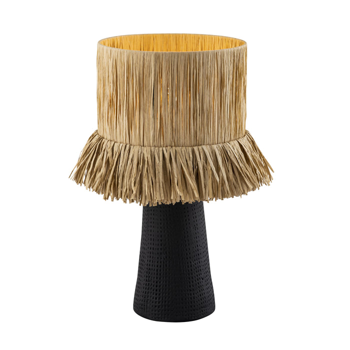 Amira Raffia Natural Table Lamp - Home And Beyond