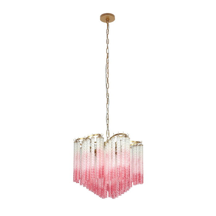 Ananya Ombre Glass Chandelier - Home And Beyond