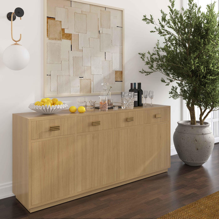 Aria Natural Oak Buffet - Home And Beyond