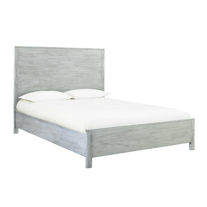Asheville Grey Washed Wooden Queen Bed image