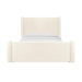 Athara Cream Velvet Full Bed - Home And Beyond