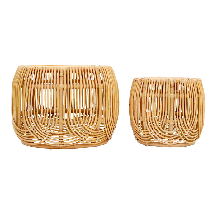 Azrina Rattan Nesting Tables