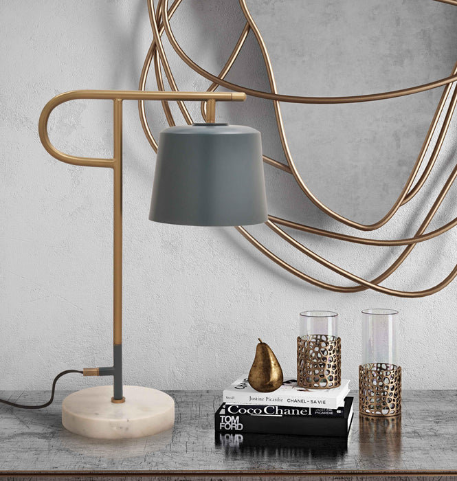 Babel Marble Base Table Lamp - Home And Beyond