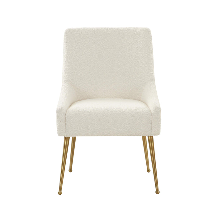 Beatrix Cream Boucle Side Chair - Home And Beyond